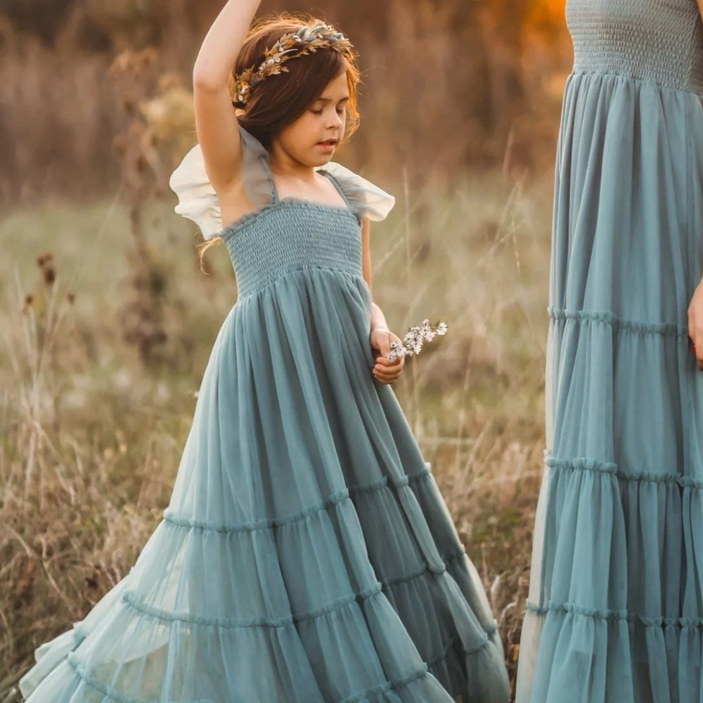 INDIE BLUE GIRLS MARABELLA DRESS